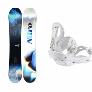 pacchetto snowboard Nitro Lectra Come Out + attacchi Nitro Rytm M